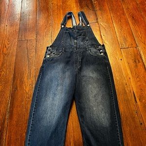 We the Free denim overalls